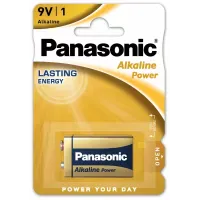 Лужна батарейка Panasonic™ Alkaline Power 9V 1шт