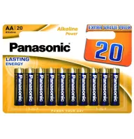 Лужна батарейка Panasonic™ Alkaline Power AA 20шт