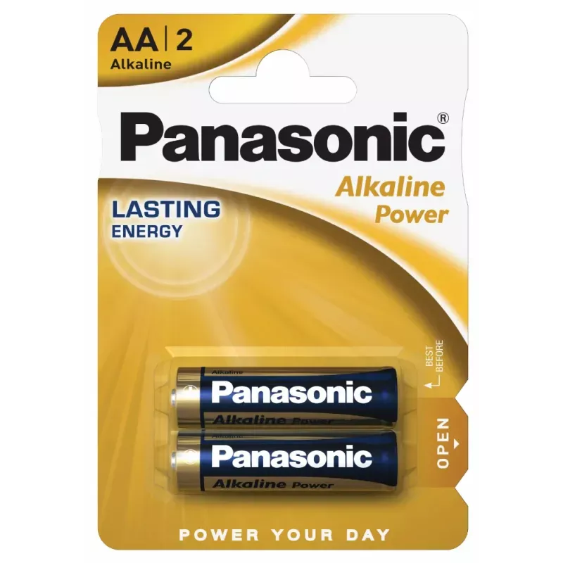 Лужна батарейка Panasonic™ Alkaline Power AA 2шт