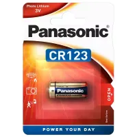 Літієва батарейка Panasonic™ Cylindrical Lithium CR123 1шт