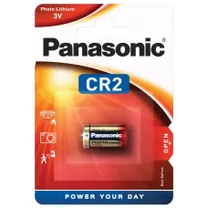 Літієва батарейка Panasonic™ Cylindrical Lithium CR2 1шт