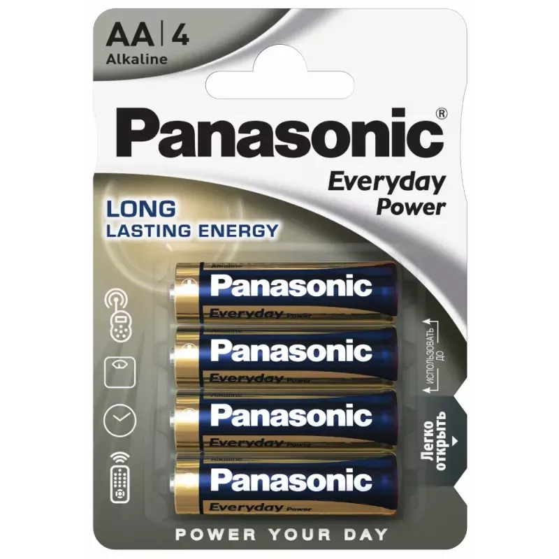 Лужна батарейка Panasonic™ Everyday Power AA 4шт