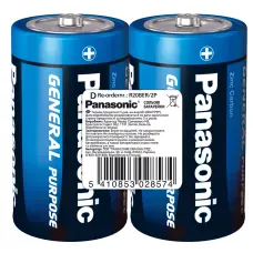 Сольова батарейка Panasonic™ General Purpose D 2шт
