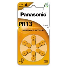 Літієва батарейка Panasonic™ Zinc Air PR13 6шт